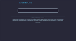 Desktop Screenshot of hotelelfort.com
