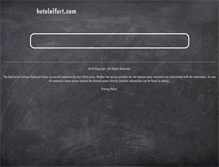 Tablet Screenshot of hotelelfort.com